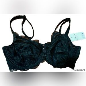 Simone Pérèle Caresse Black Lace Underwire Bra 38E NWT | French Luxury